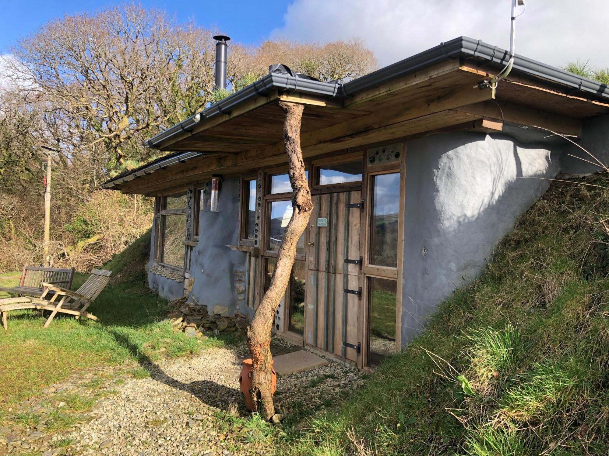 Rabbits 1Or 2 Bedroom Hobbit Style Hillset Earthen Dartmoor Eco Home South Brent Ngoại thất bức ảnh